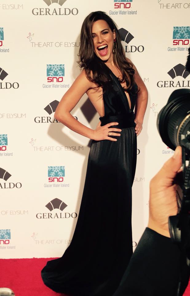 Melia Kreiling attends Geraldo Jewelry presents 'The Icons of the Awards' for The Art of Elysium