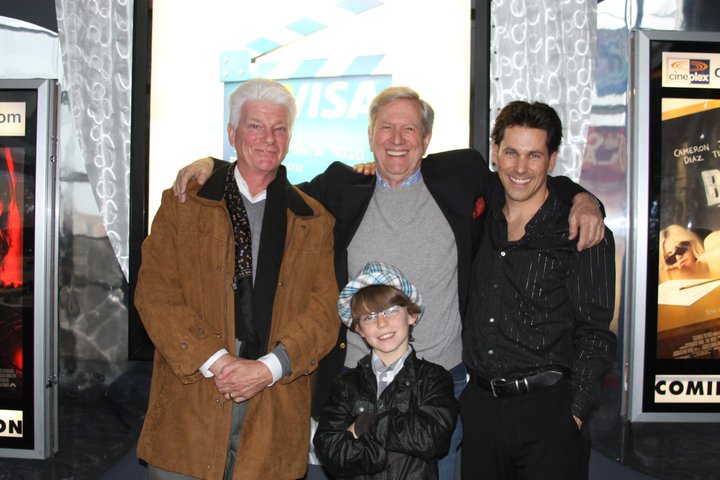 With Michael Murphy (middle) and Rick Miller (right) at the premiere of Mulroney the Opera
