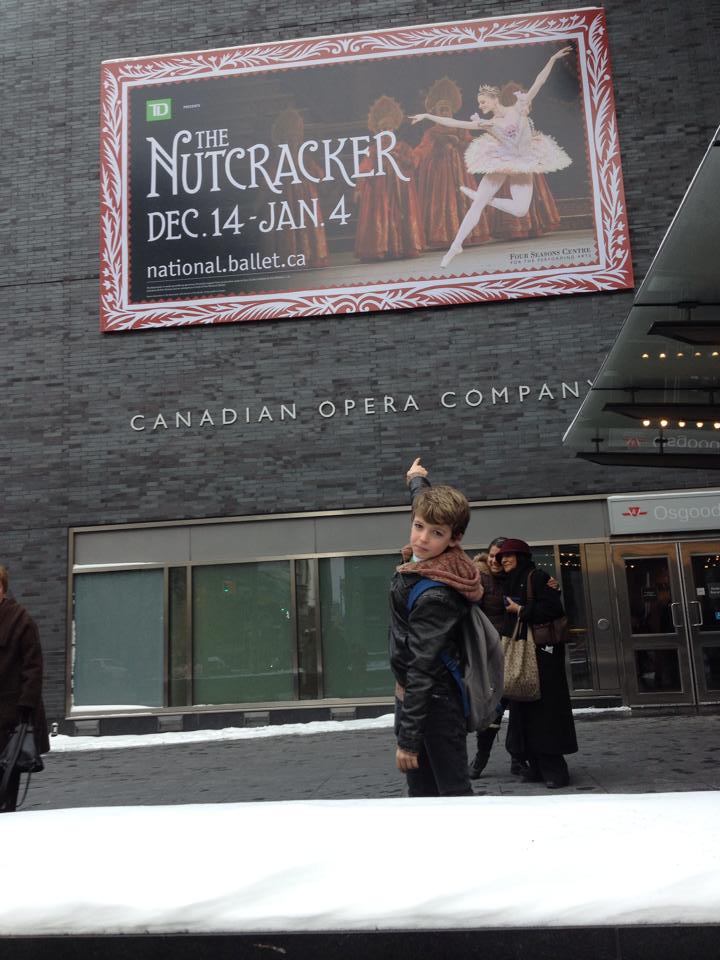Dancing the role of Misha in the National Ballet of Canada's The Nutcracker