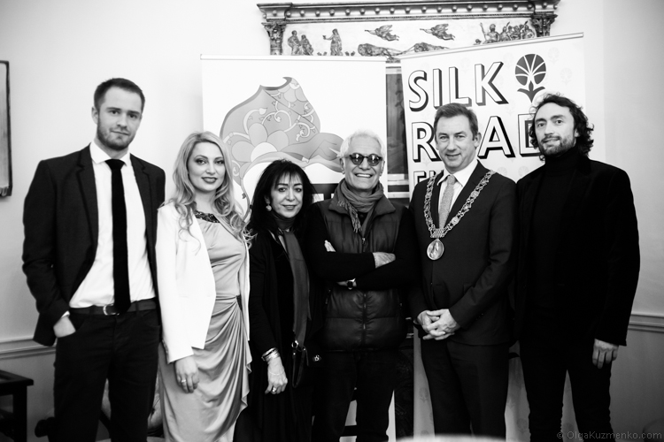 Silk Road Film Festival 2014 Special Guest Master Iranian Cinematographer Mahmoud Kalari with the Lord Mayor of Dublin Oisin Quinn