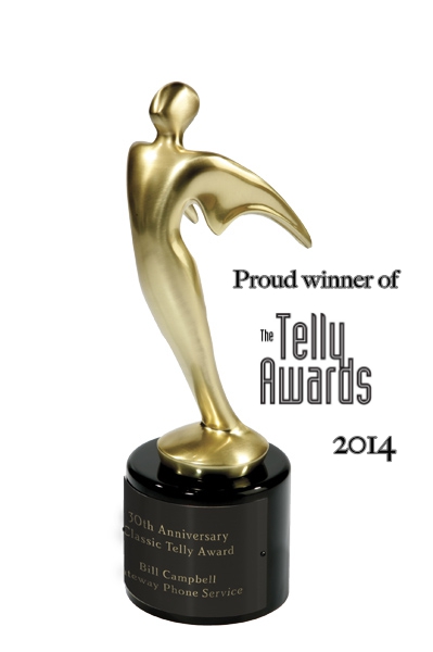 2014 Telly Award Winner for the film 