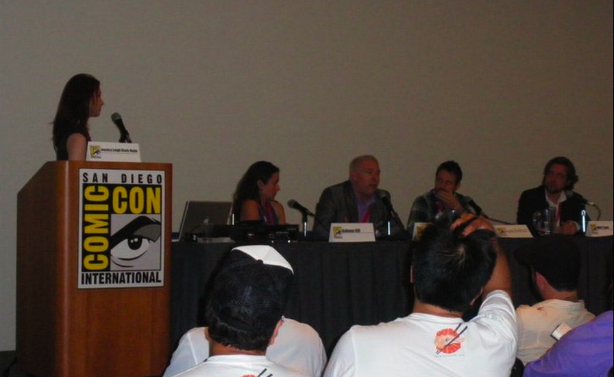 San Diego Comic Con. From left: Jessica Leigh Clark-Bojin, Kaleena Kiff, Keith, Ryan Robbins, Matt Toner