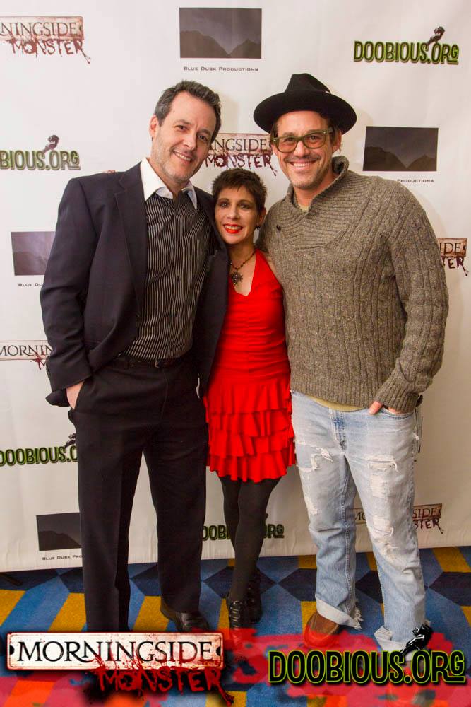 with Nicholas Brendon and Robert Pralgo at the the premiere of The Morningside Monster Atlanta, GA