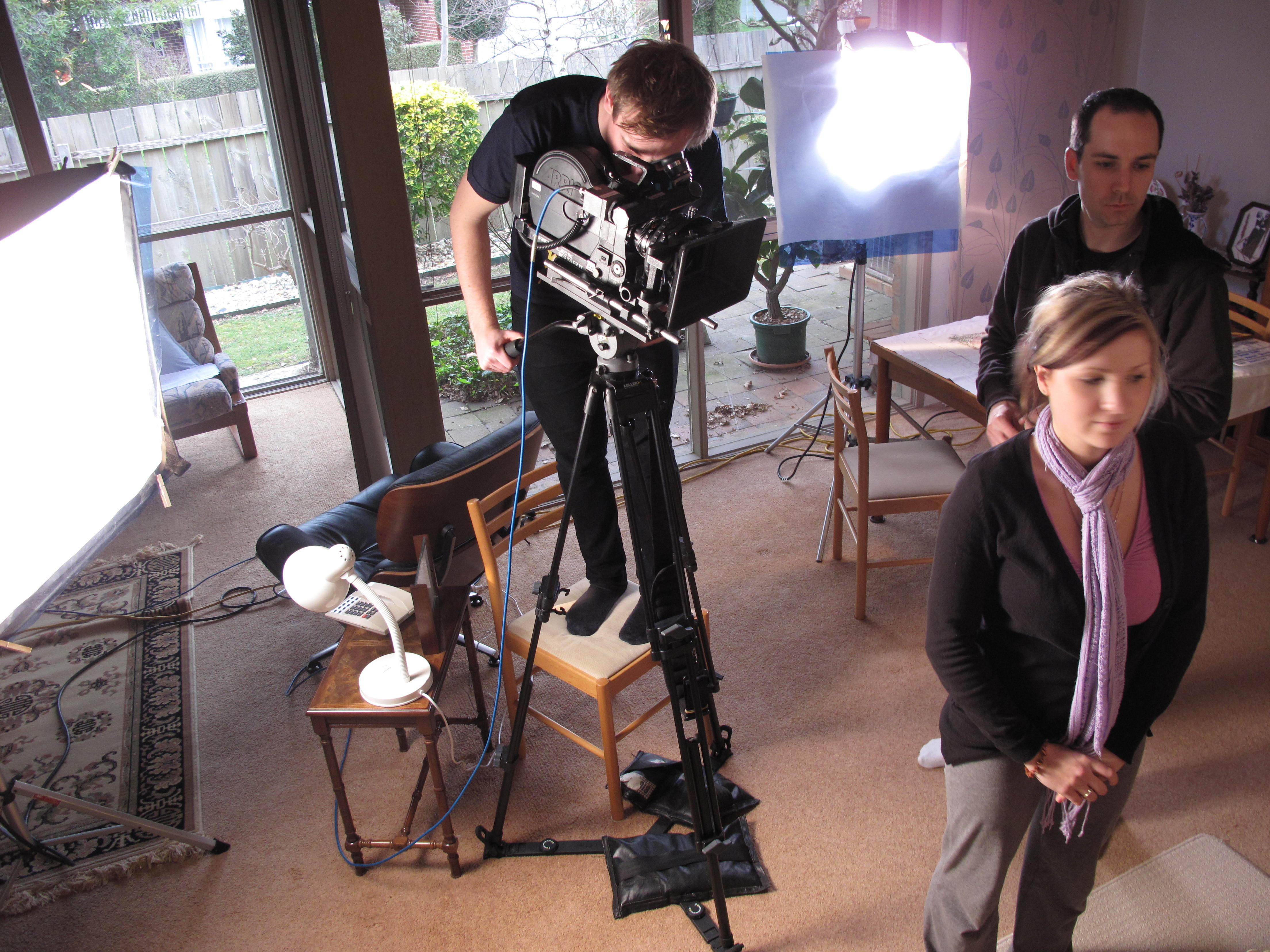 Melina Flood, Nathan Primmer and Michael Dearnley in Hippocratic Oath (2010)