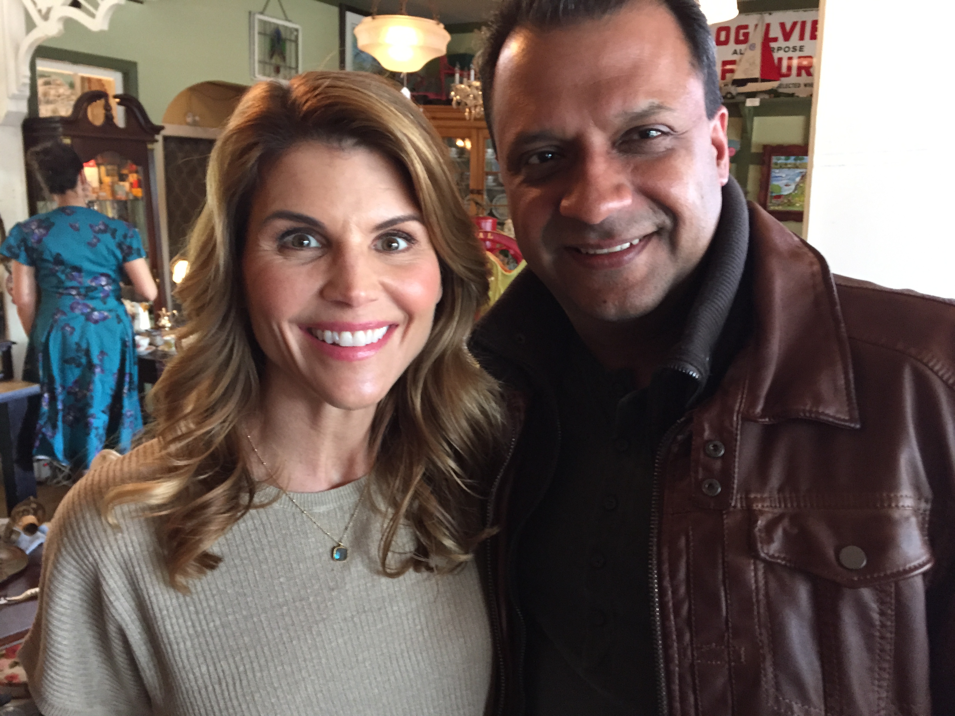 As Keith Patel in Garage Sale Mystery: The Wedding Dress, with Lori Loughlin