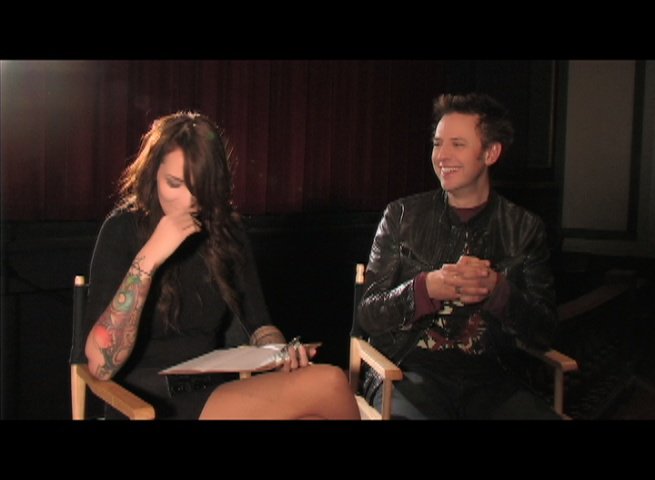 Melissa interviewing James Gunn (Super)