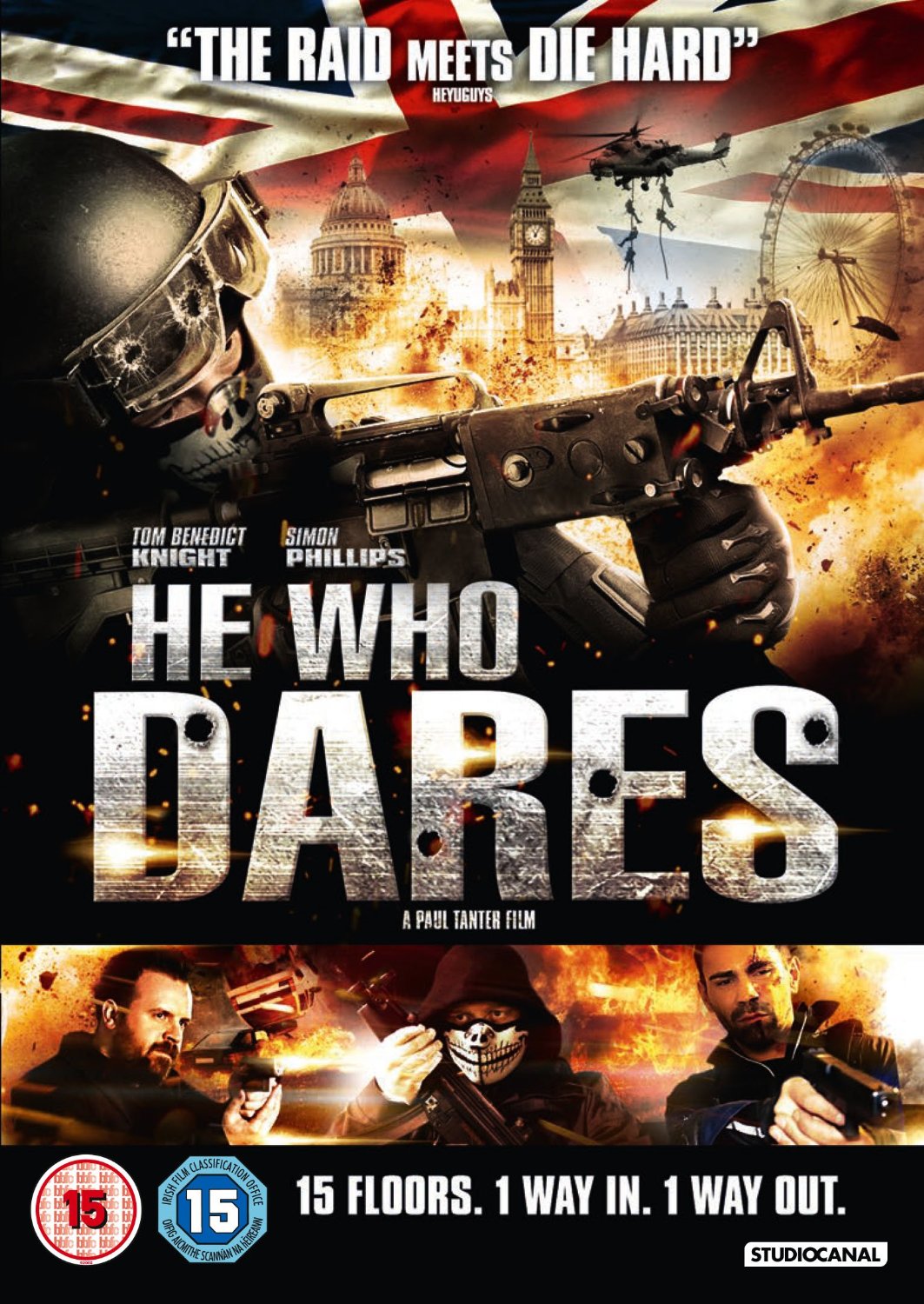 Simon Phillips and Tom Benedict Knight in He Who Dares (2014)