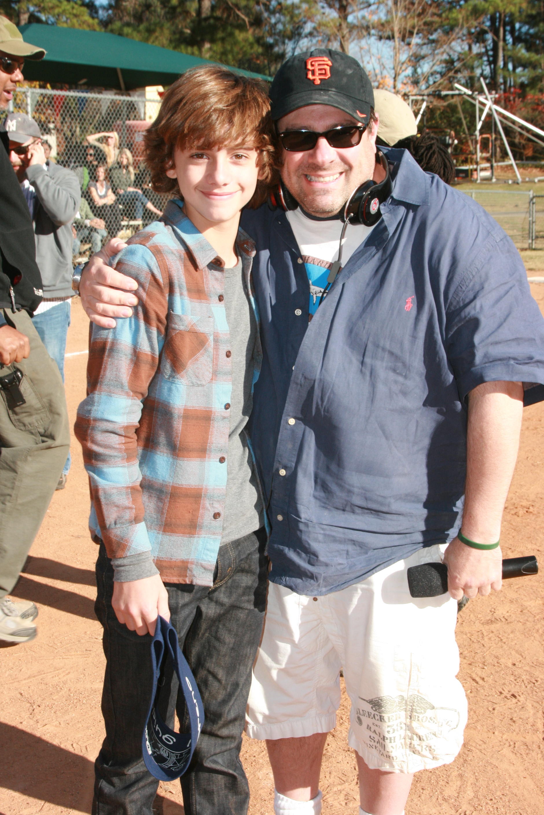 On set of Parental Guidance with Director Andy Fickman