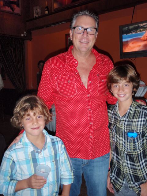 at wrap party with Director Brian Moon and brother Carson