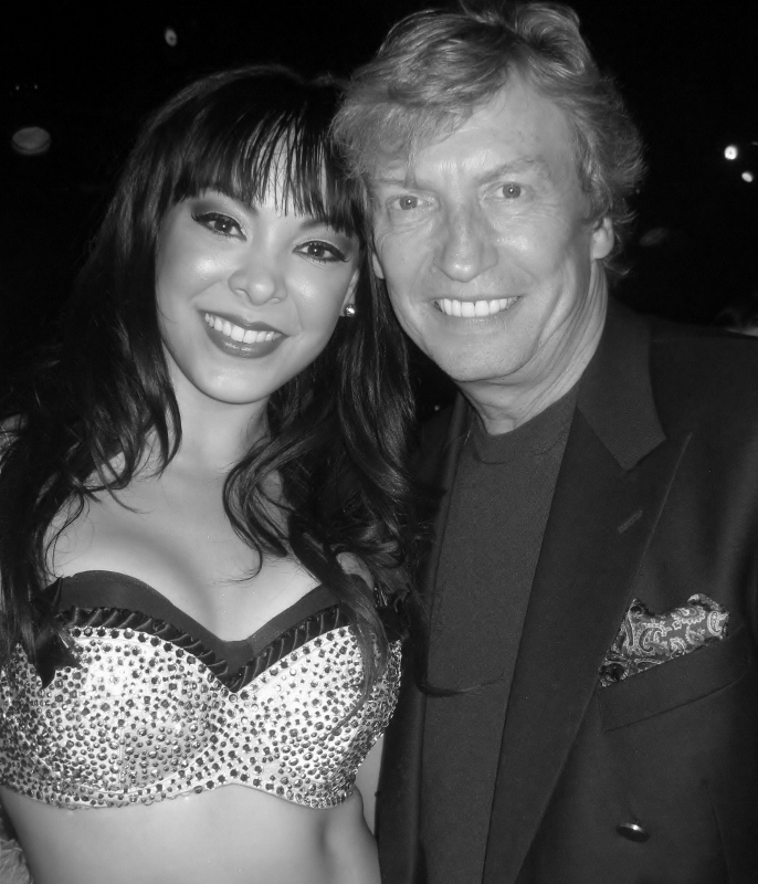 Post show pic with Nigel Lythgoe- he was such a huge fan of the Matt Goss show. What an incredible thing he has done with his TV show, 