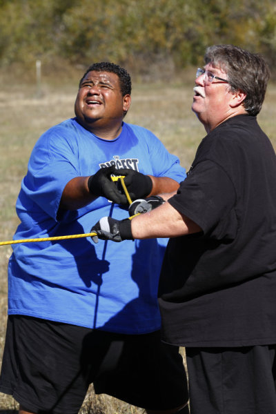 Still of Don Evans and Arthur Wornum in The Biggest Loser (2004)