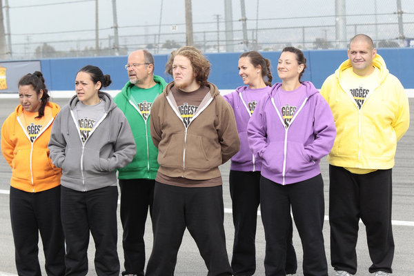 Still of Rulon Gardner, Kaylee Kinikini, Hannah Curlee and Irene Alvarado in The Biggest Loser (2004)