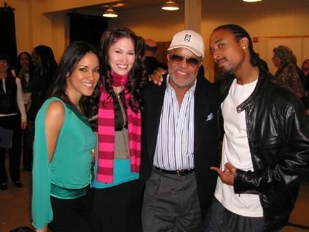 Berry Gordy, Saskia Garel, Johnny Paddio and April Malina in Berry Gordy project 2006