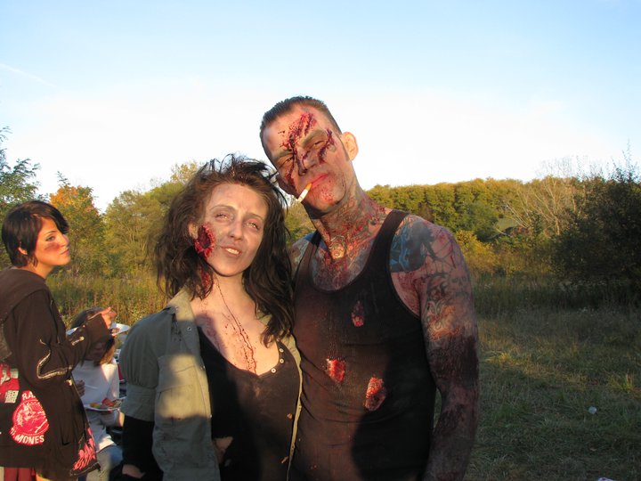 On location for 'ZOMBIE APOCOLYPSE: REDEMPTION' with Dallas Winston. Directed by Ryan Hill. 2011