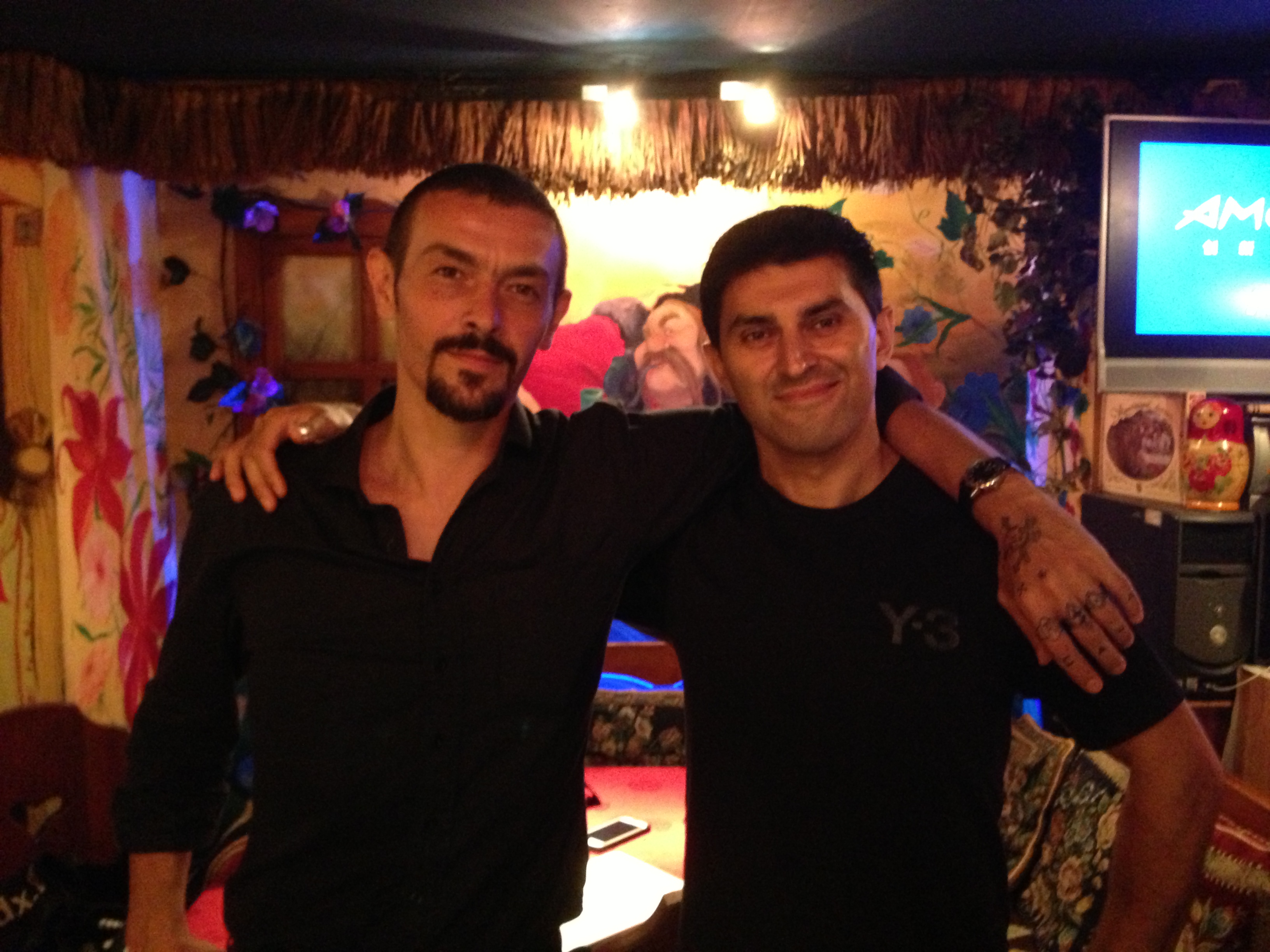 Director Philippe Joly and Action Director Temur Mamisashvili on the set of VOR