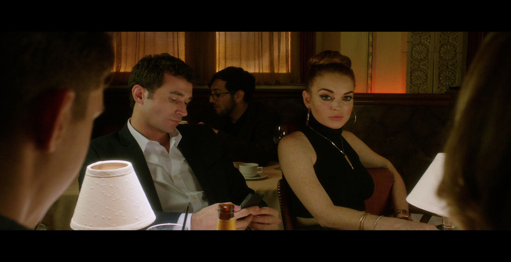 Still of Lindsay Lohan and James Deen in The Canyons (2013)