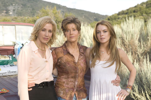 Still of Jane Fonda, Felicity Huffman and Lindsay Lohan in Georgia Rule (2007)