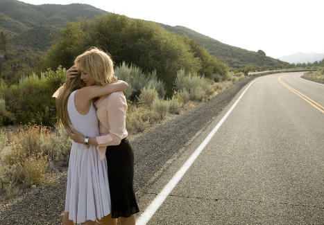 Still of Felicity Huffman and Lindsay Lohan in Georgia Rule (2007)