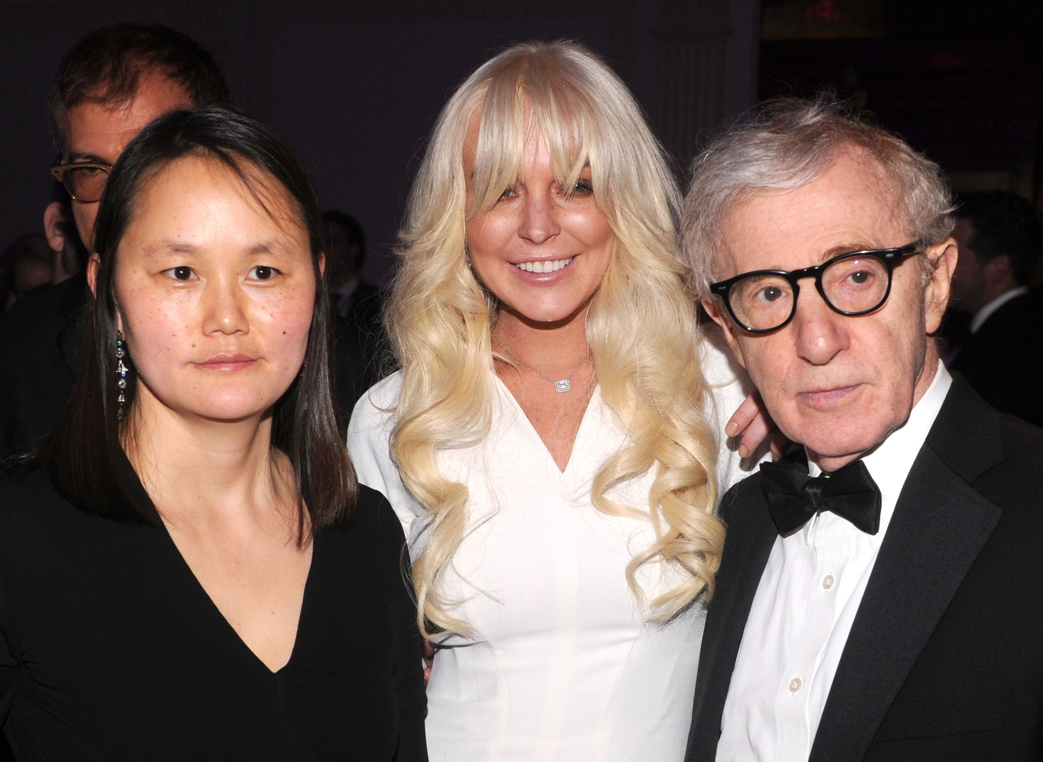 Woody Allen, Lindsay Lohan and Soon-Yi Previn