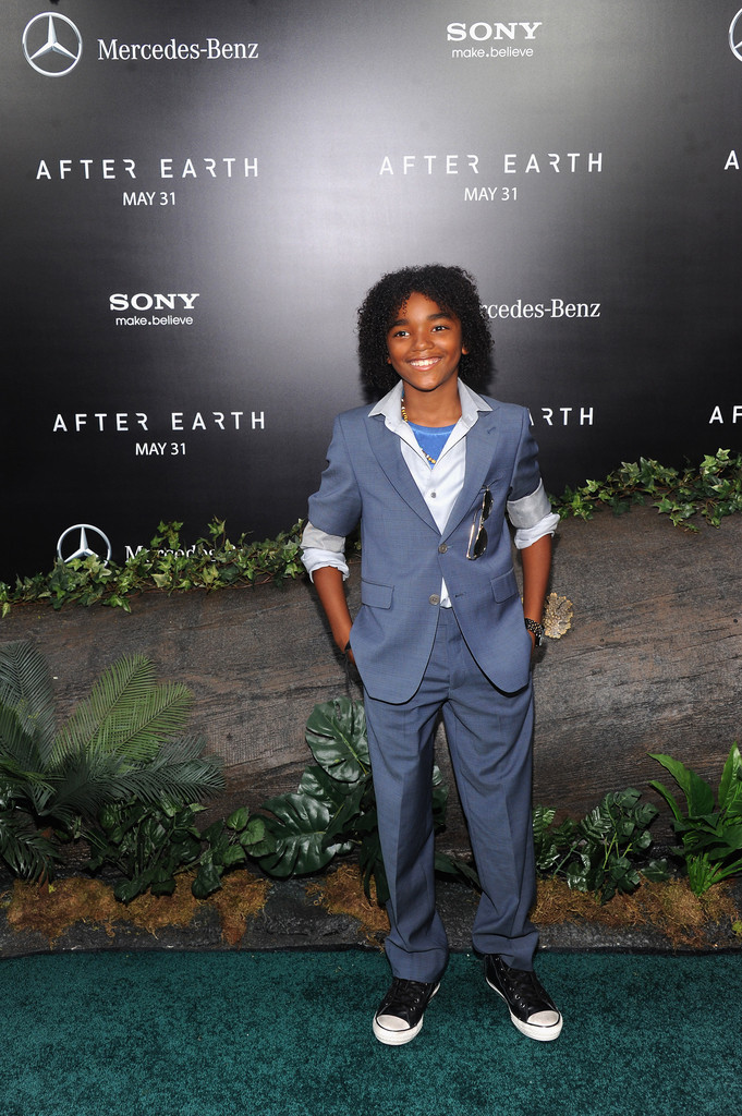 After Earth NY Premiere Jaden Martin (Young Kitai Rage)