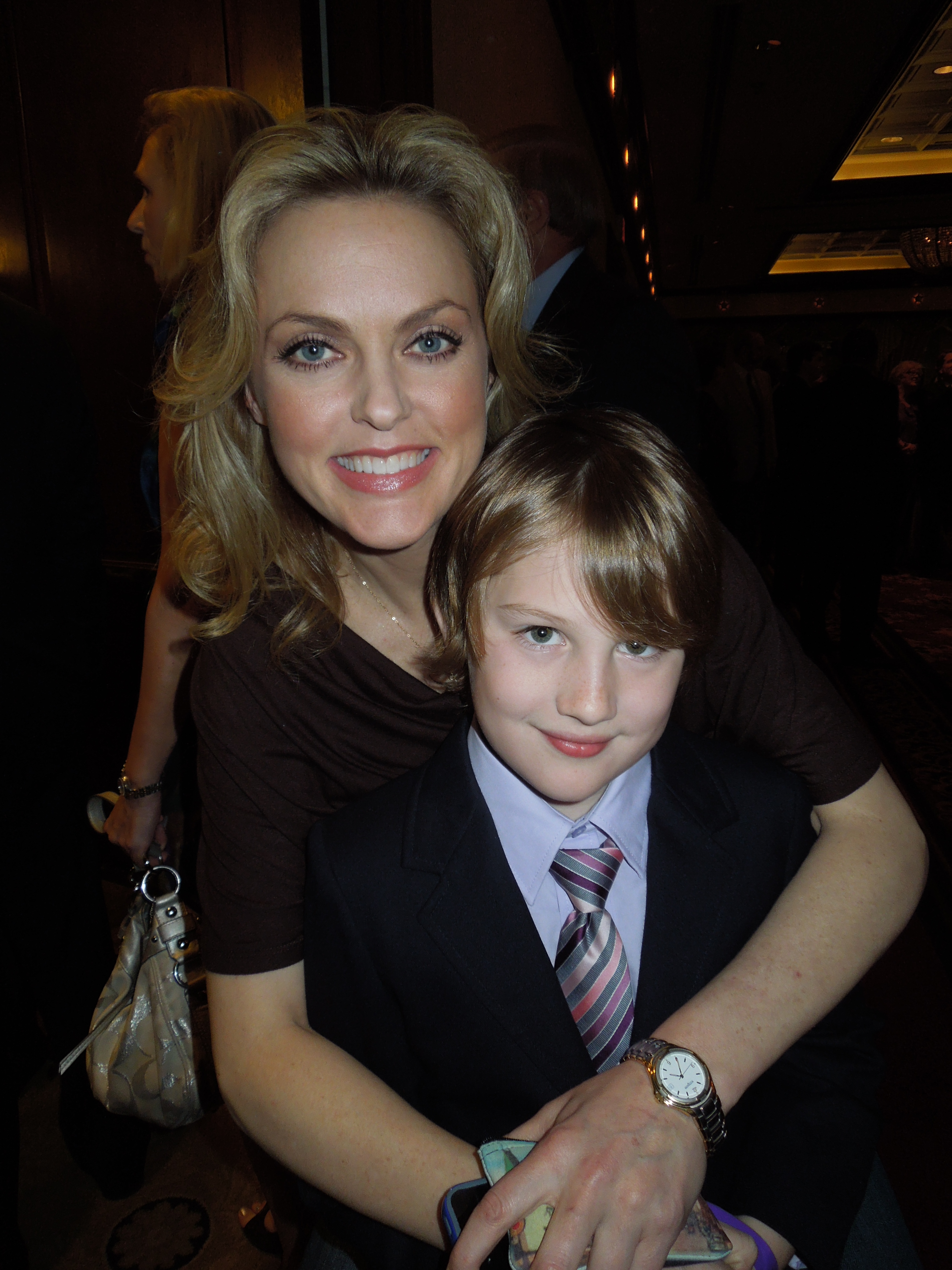 Elaine Hendrix and I on the Red Carpet for Deep In The Heart