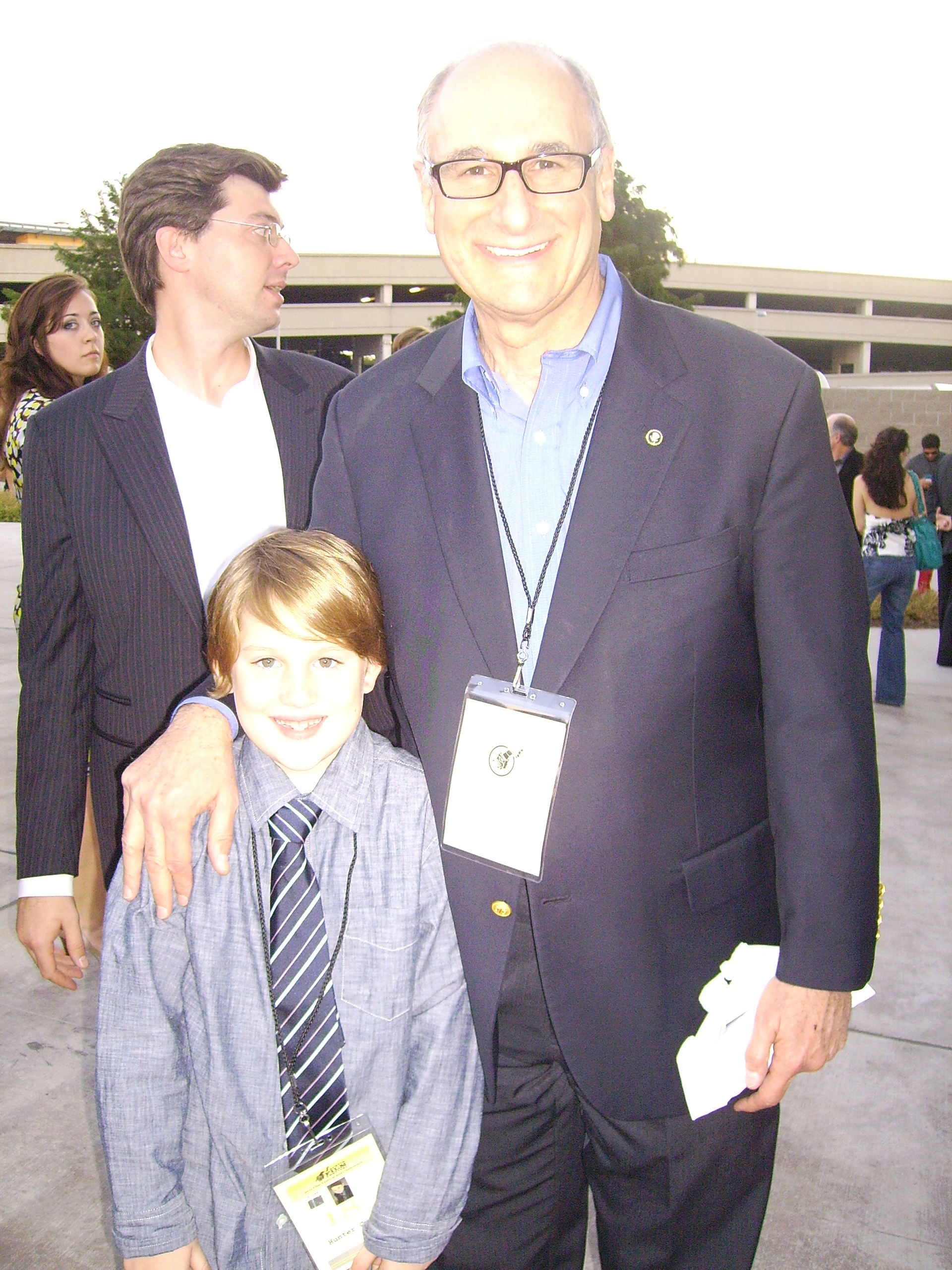 Hunter with Mr. Jay Hoffman at Austin Film Festival