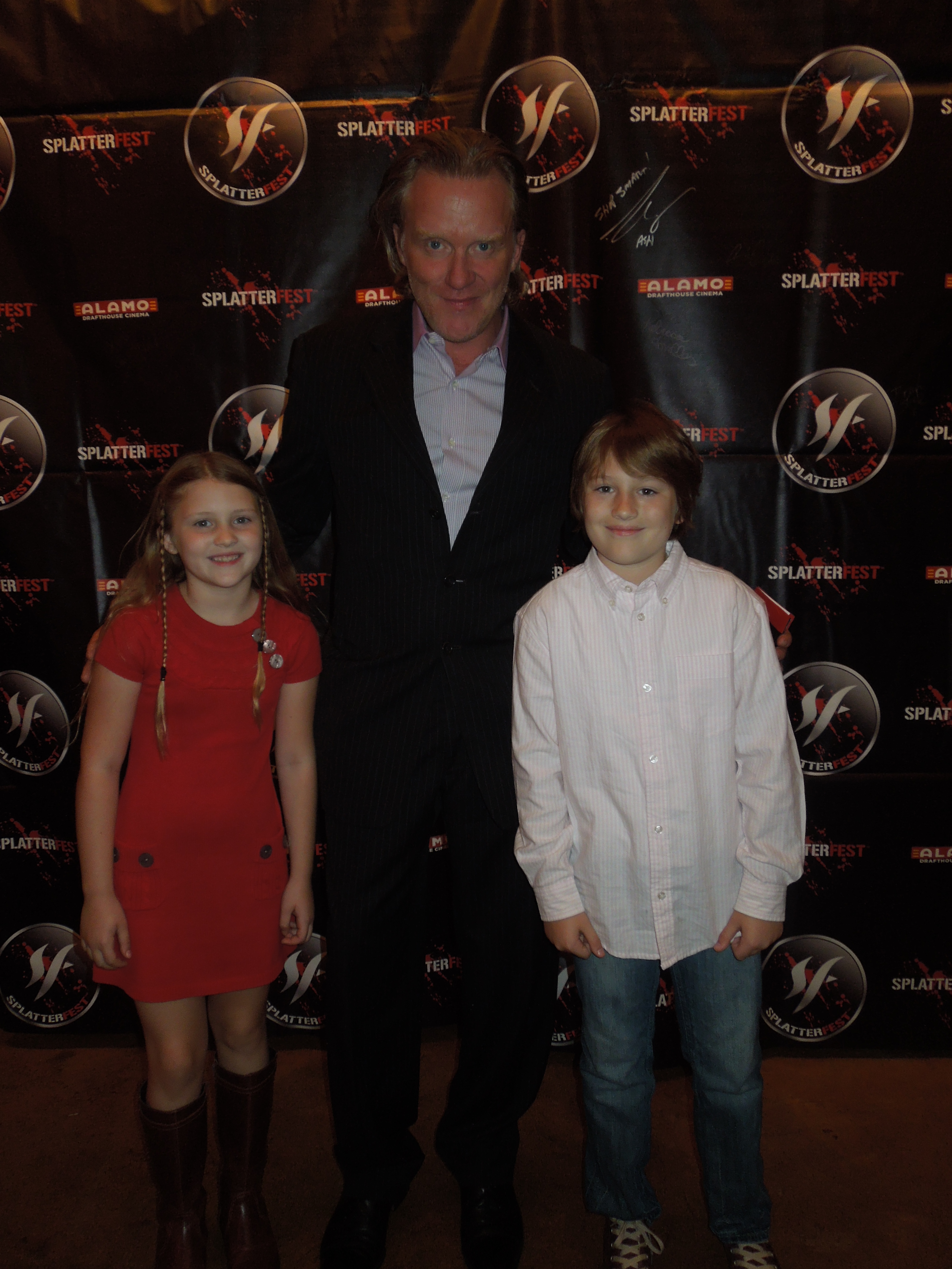 Hunter, Paris & Anthony Michael Hall SplatterFest Red Carpet Event 2012