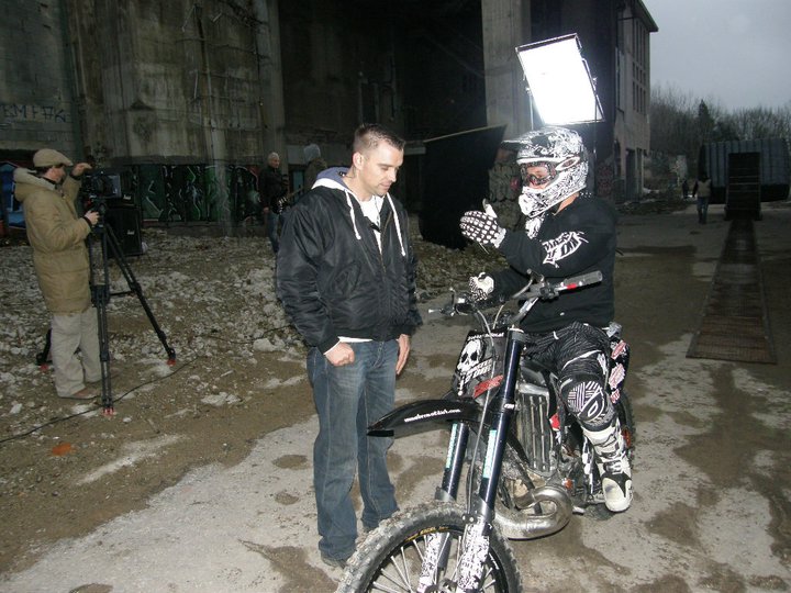Joe Toedtling as Stunt Coordinator for a movie production