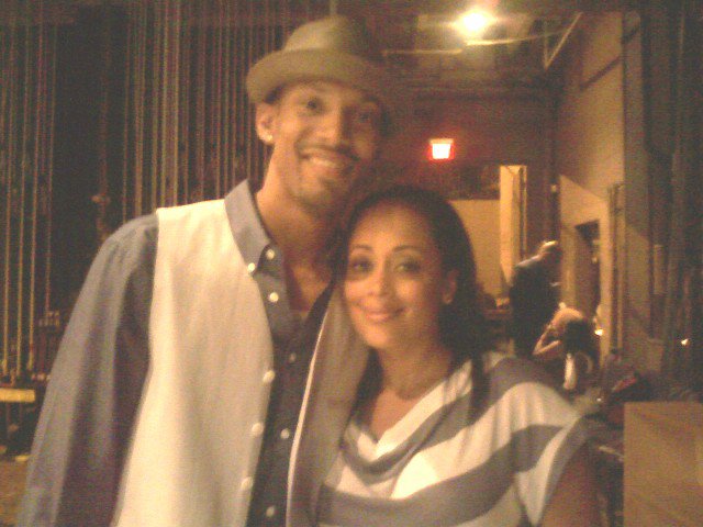 Essence atkins and Todd Anthony after Don B. Welch's play 