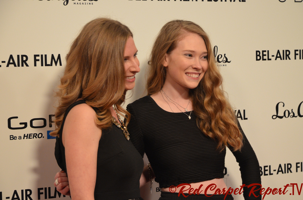 Grainne McDermott at the 2013 Bel-Air Film Festival with My So Called Family director Katie Micay