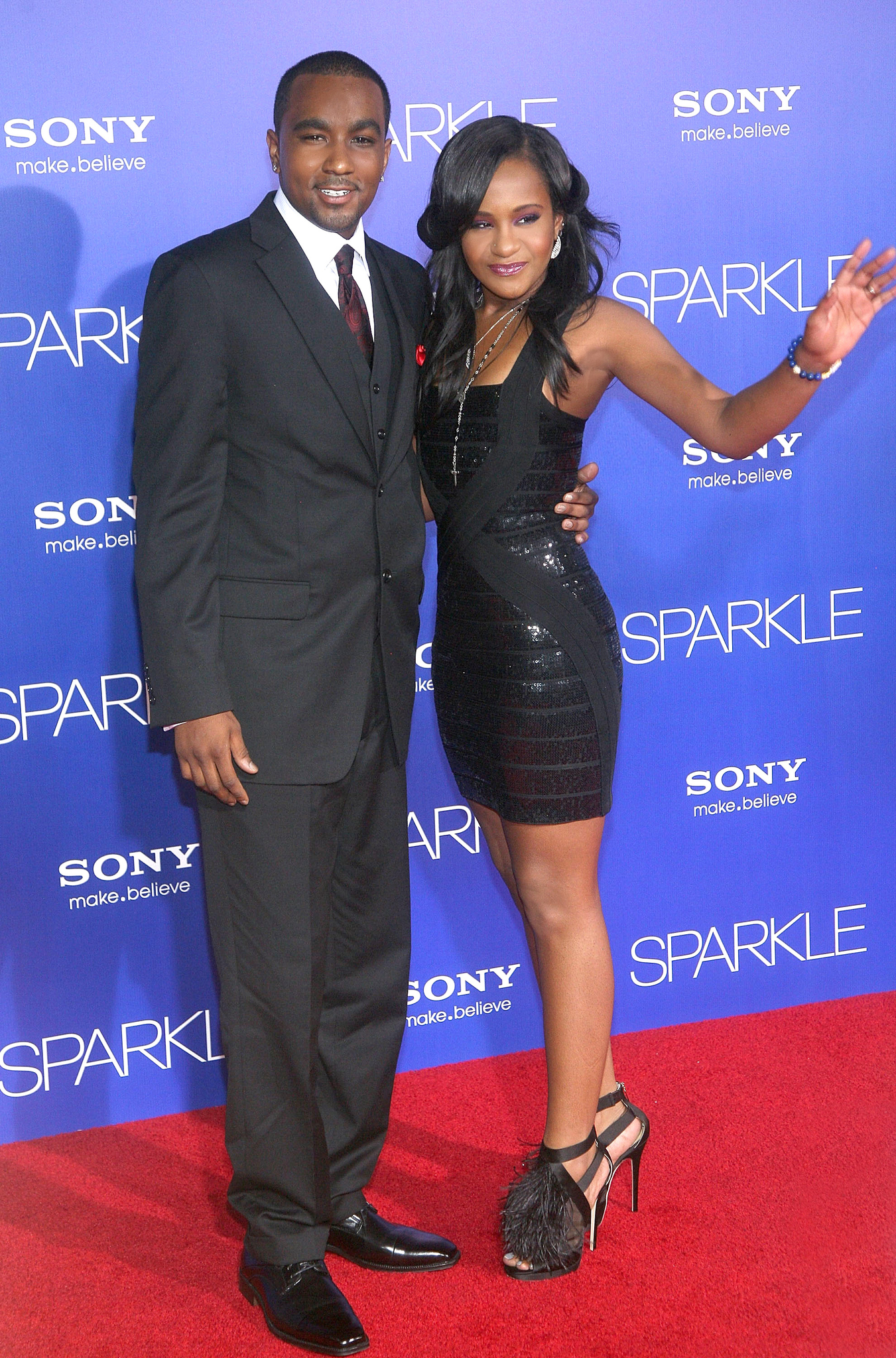 Still of Bobbi Kristina Brown and Nick Gordon in The Houstons: On Our Own (2012)