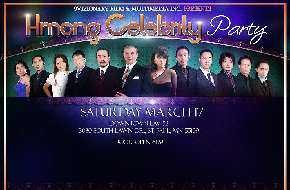Hmong Celebrity Party poster.