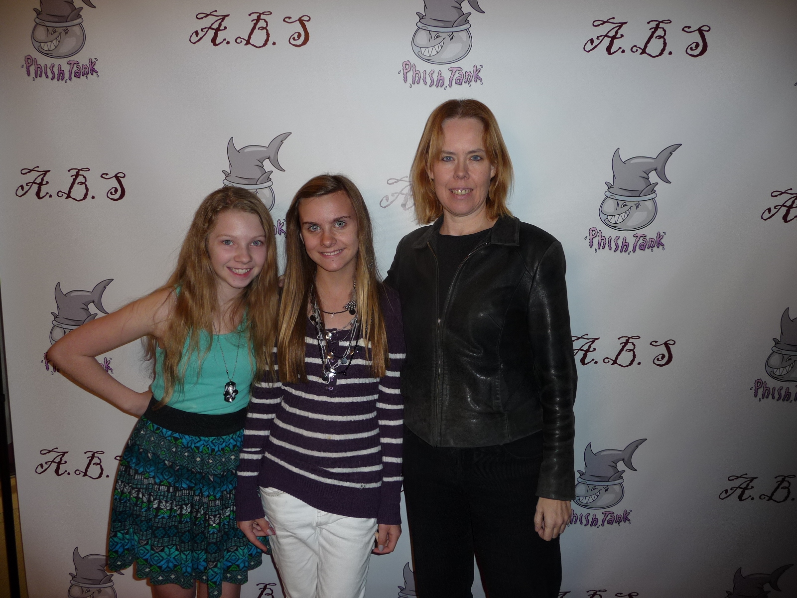 Sierra Willis, Mary Olsen and Elise Luthman at the screening of A.B.S