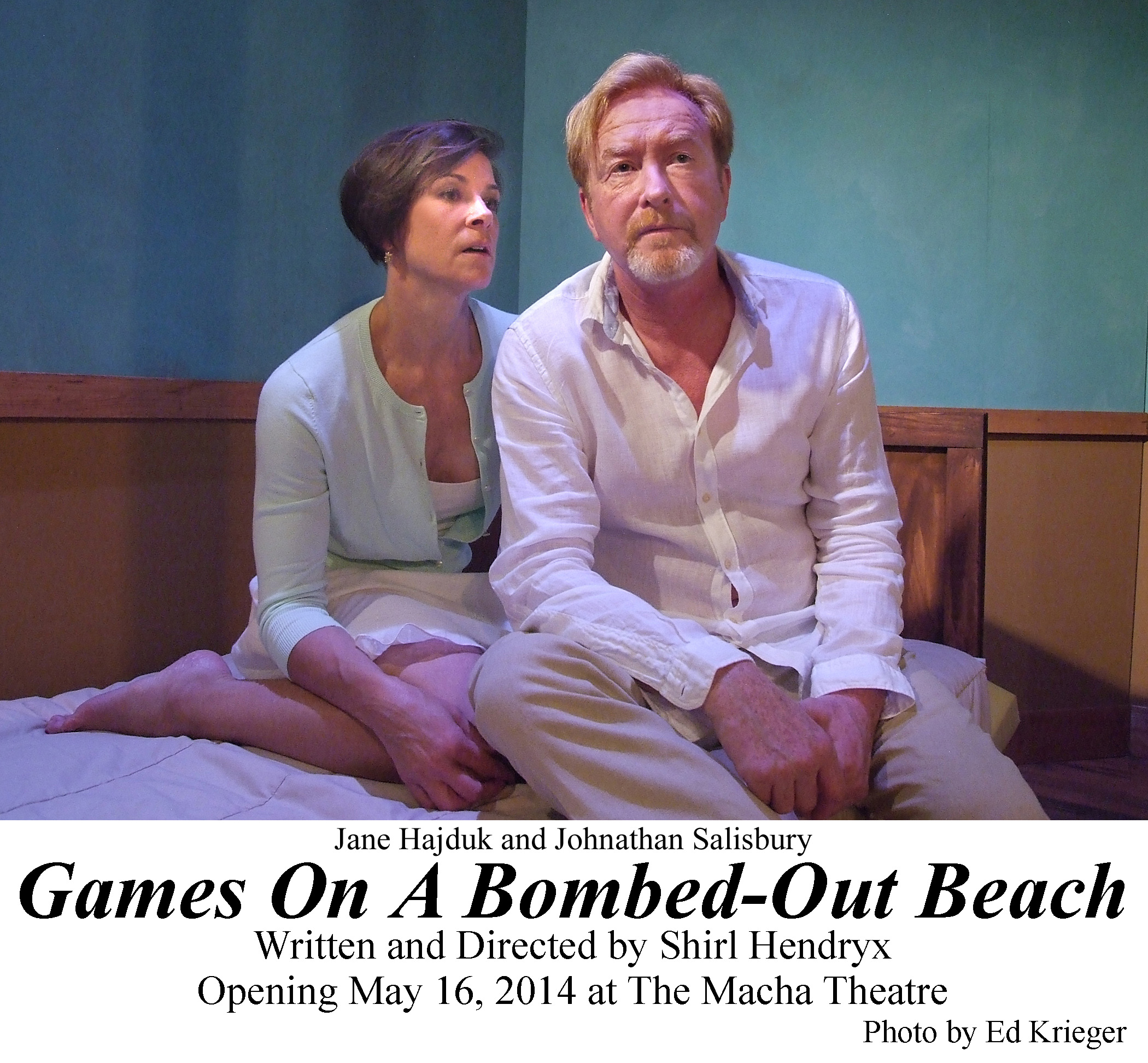 Publicity shot for Games On A Bombed Out by Shirl Hendryx (2014)