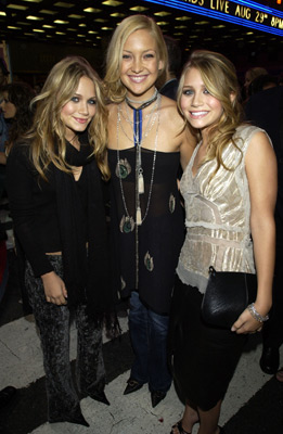 Ashley Olsen, Mary-Kate Olsen and Kate Hudson