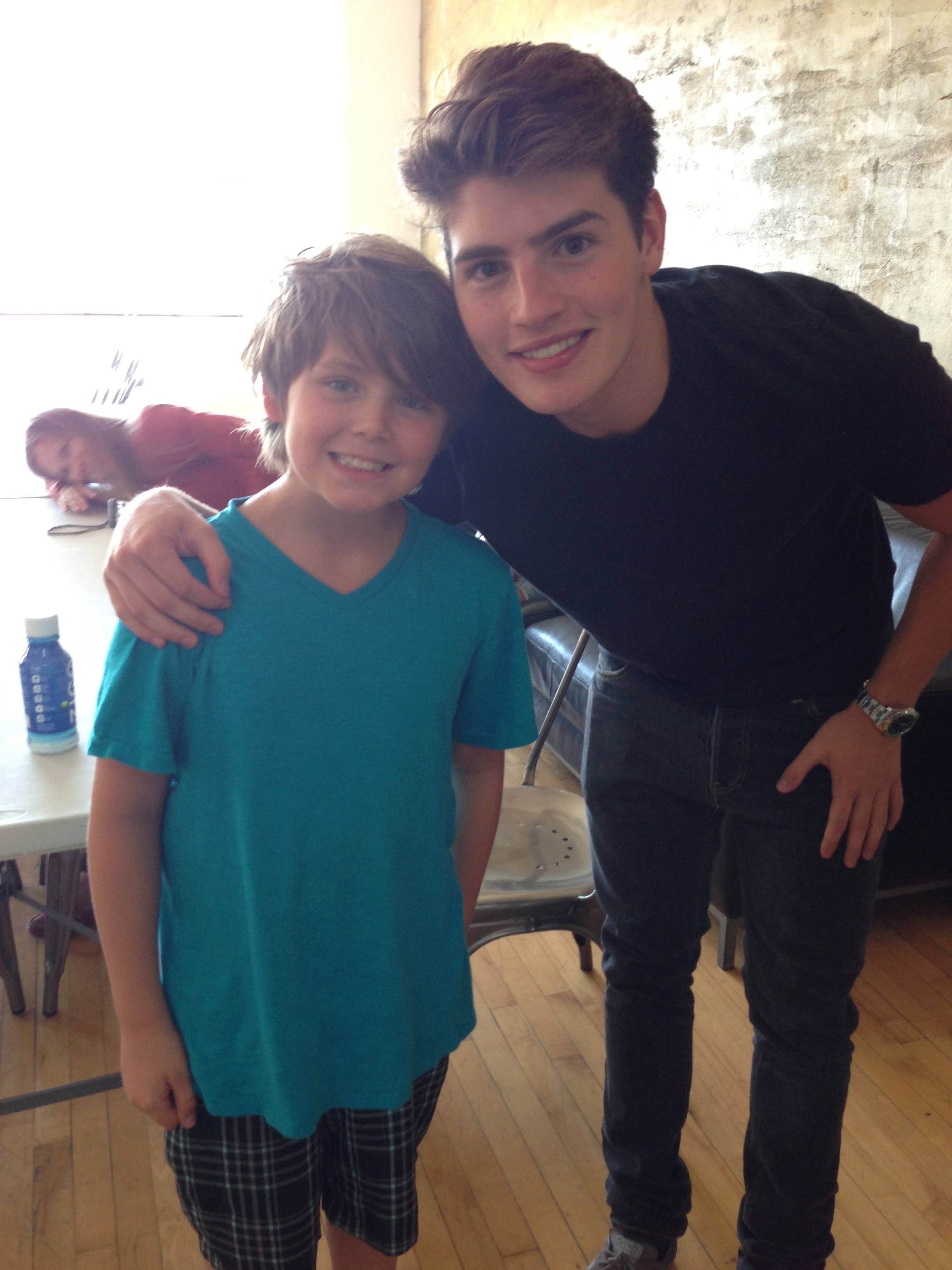 Hanging with my big brother Gregg Sulkin