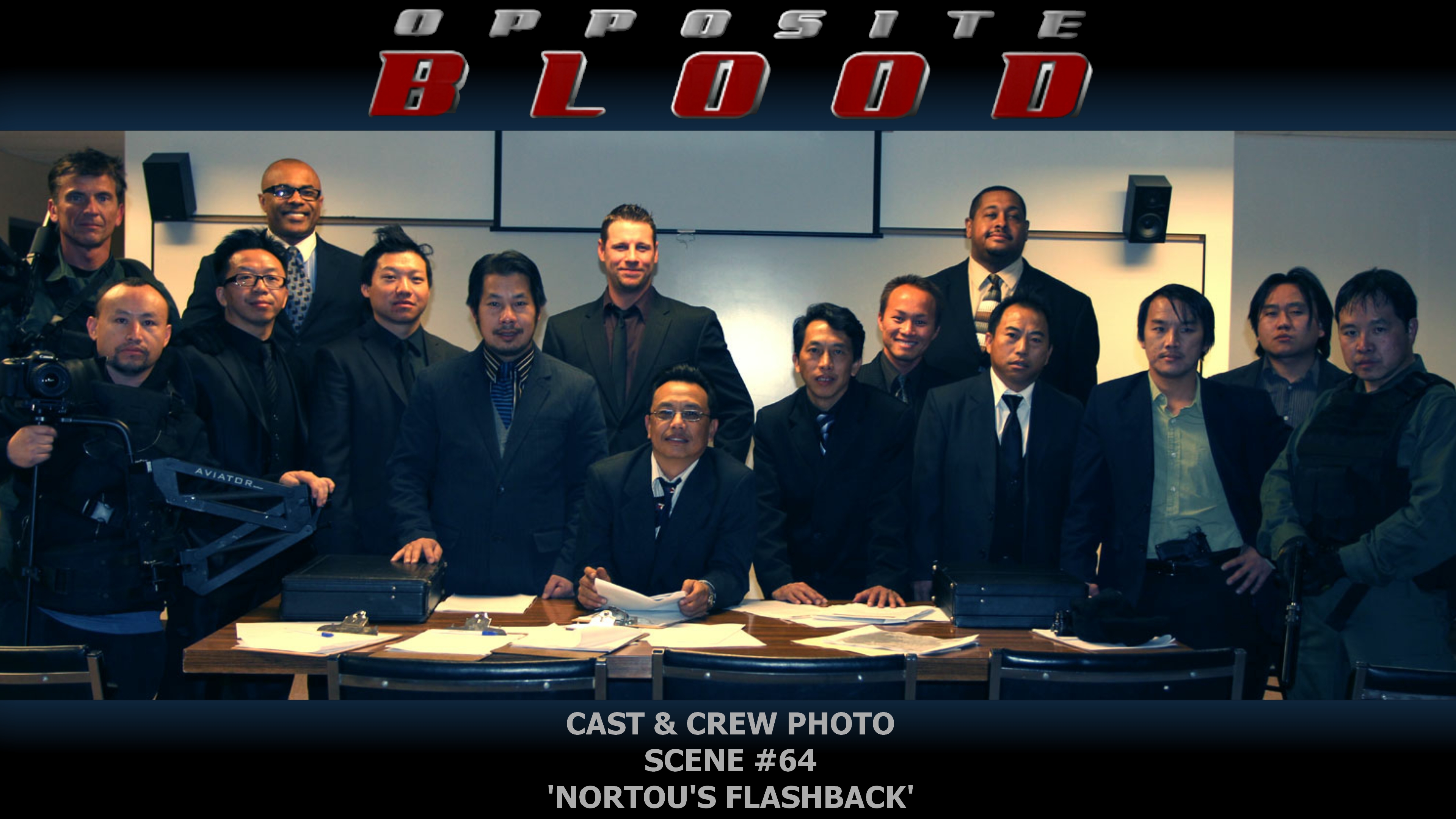 OPPOSITE BLOOD Cast & Crew Photo - Ken Melchior as Dmitri (top left)