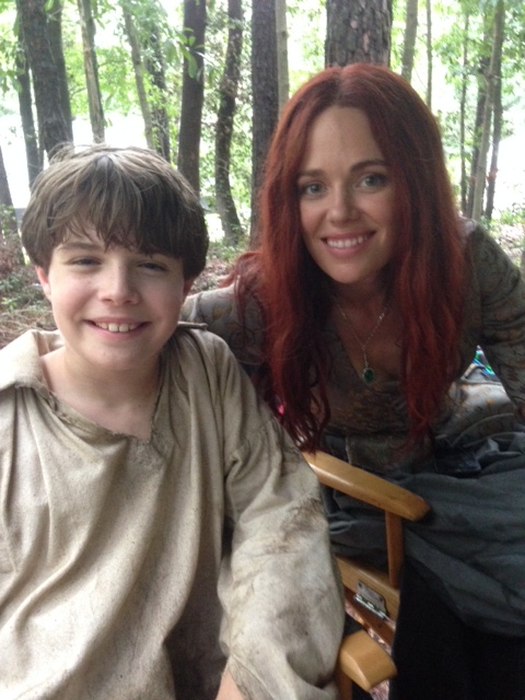 Braden and Katia Winter, who plays Katrina Crane, on Sleepy Hollow