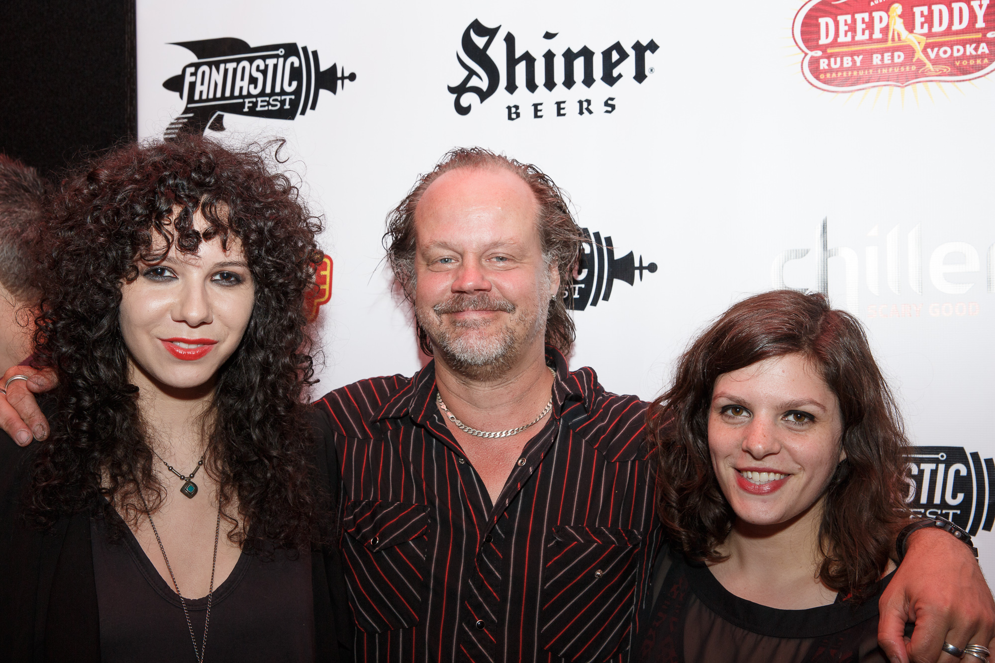 Larry Fessenden and Lauren Molina at event of The ABCs of Death 2 (2014)