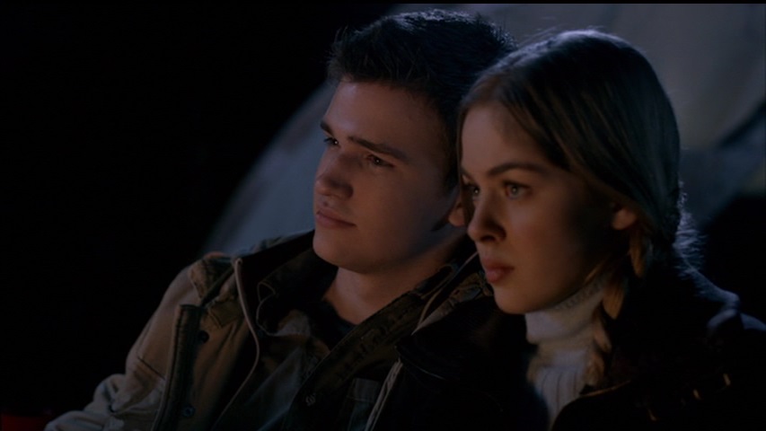 Sarah Dugdale and Burkely Duffield in Supernatural 