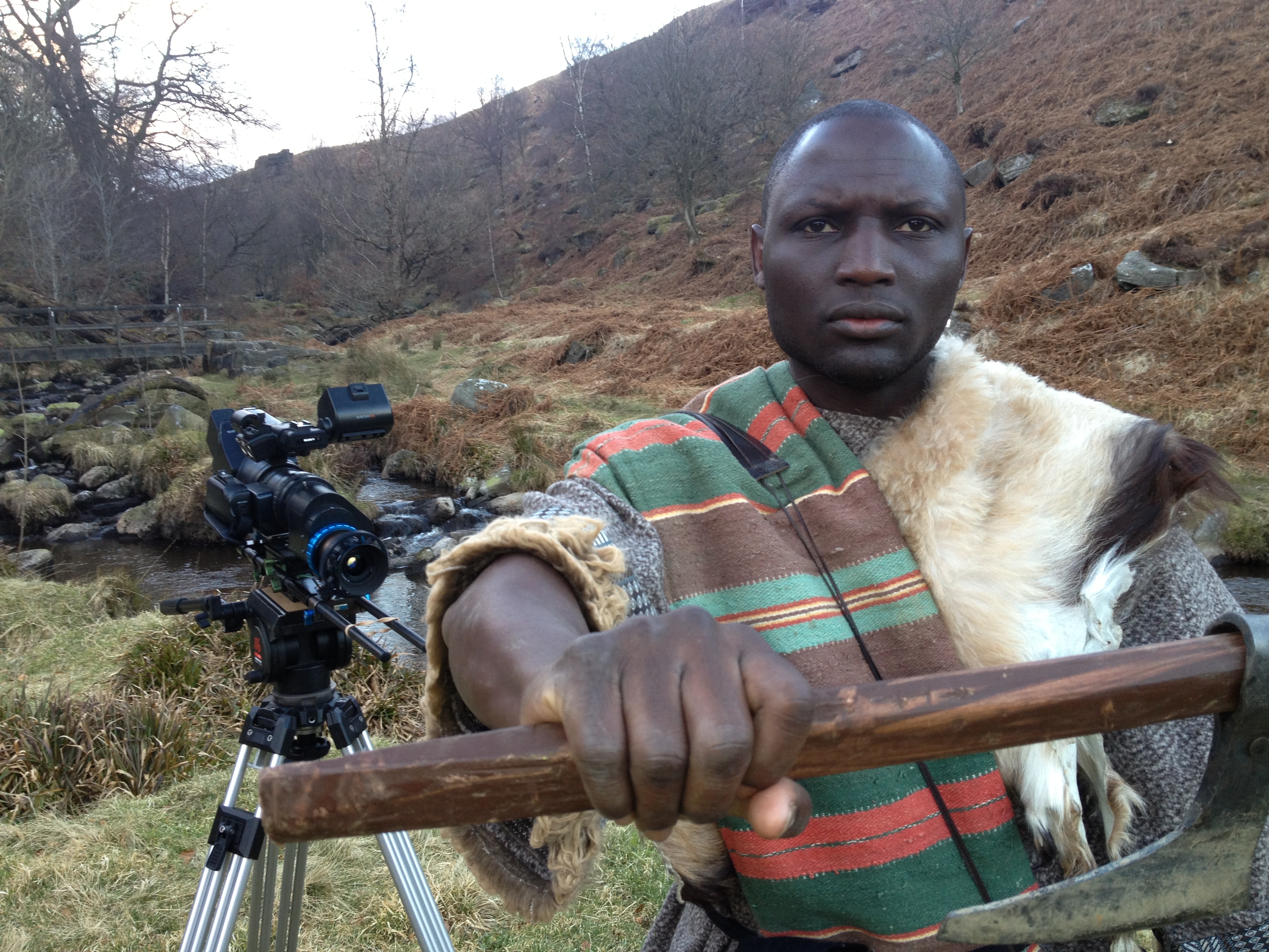 Lamin Starring as a Slave in Film - The Roman