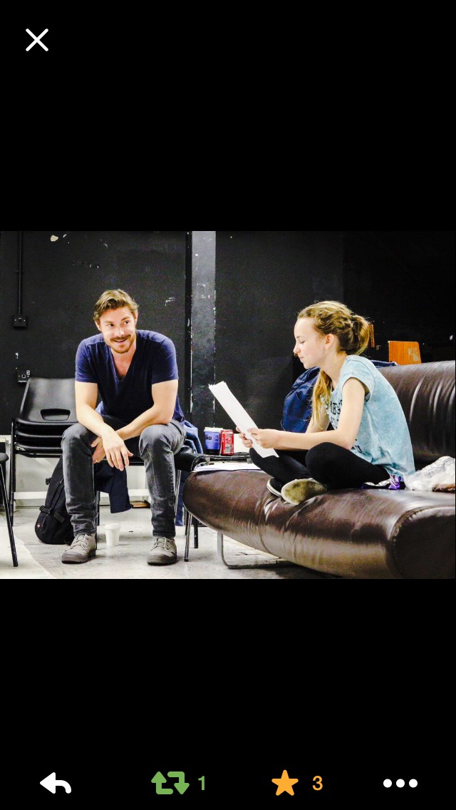 Hattie and Max Brown rehearsing for Daisy
