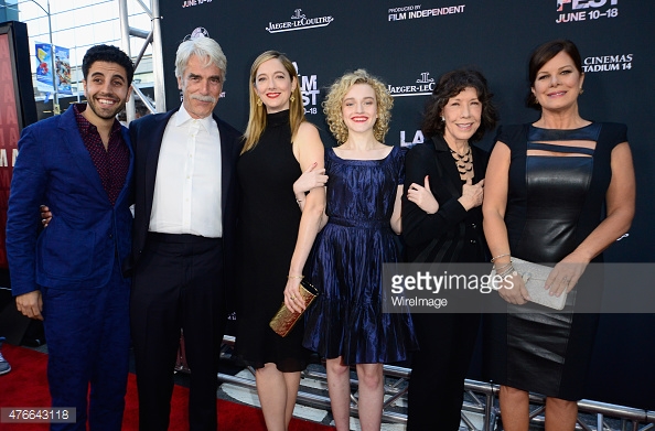 Mo Aboul-Zelof, Sam Elliot, Judy Greer, Julia Garner, Lily Tomlin, Marcia Gay Harden opening night of LA Film Fest 2015