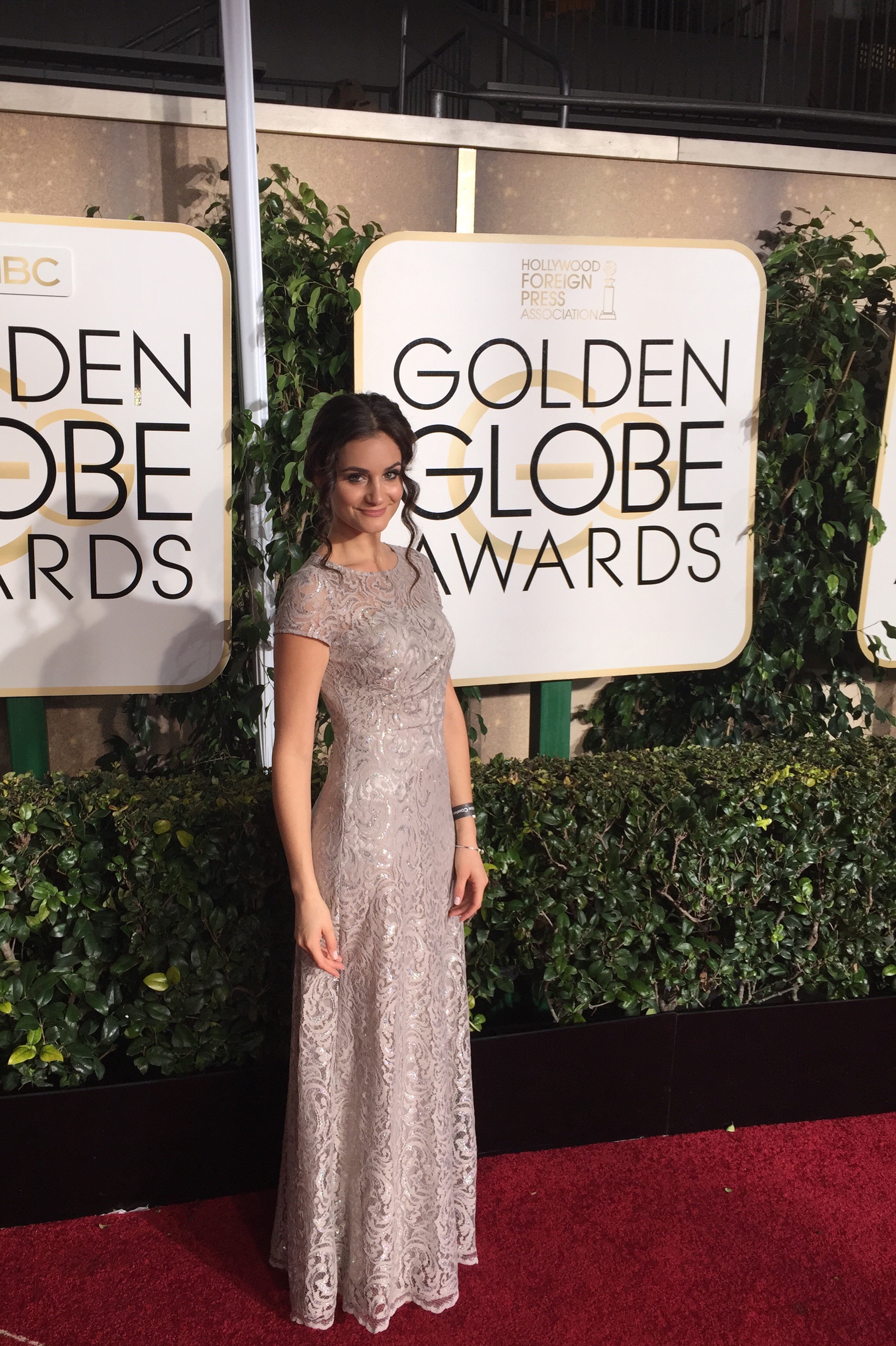 Danielle Argyros at the 2015 Golden Globes