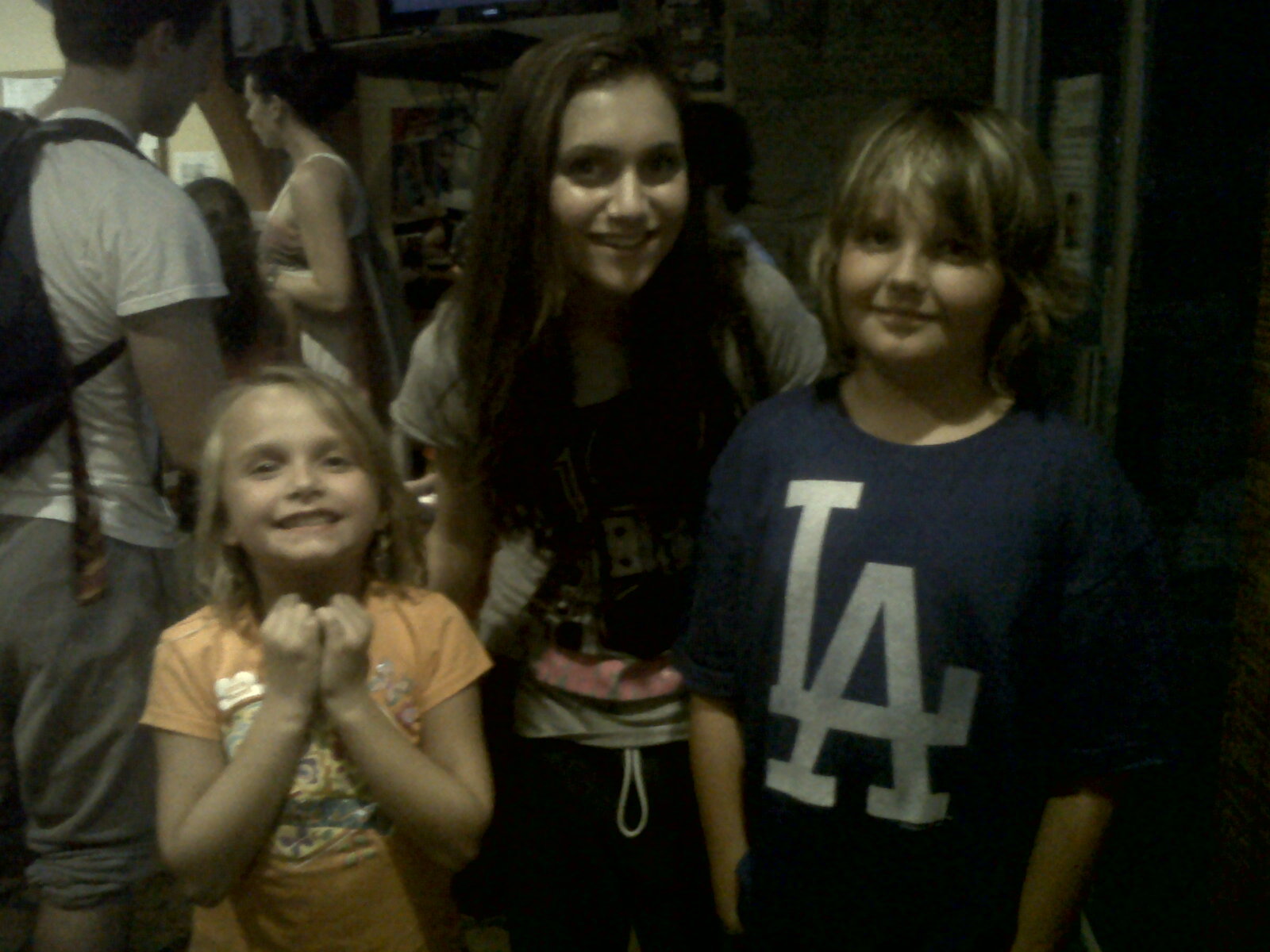 Craig with Alyson Stoner and Reagan Shippey