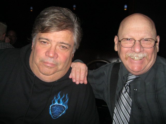With Musician, Singer and lifelong friend, Joe Caniano.