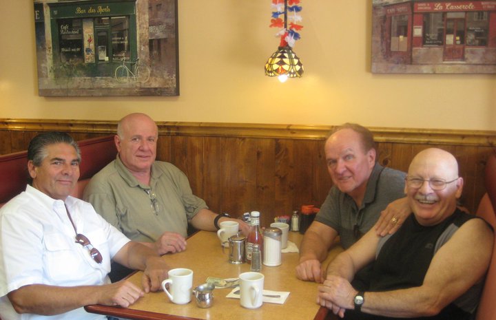 With High School friends Frank, Pete and Jim in Esssex County, NJ.