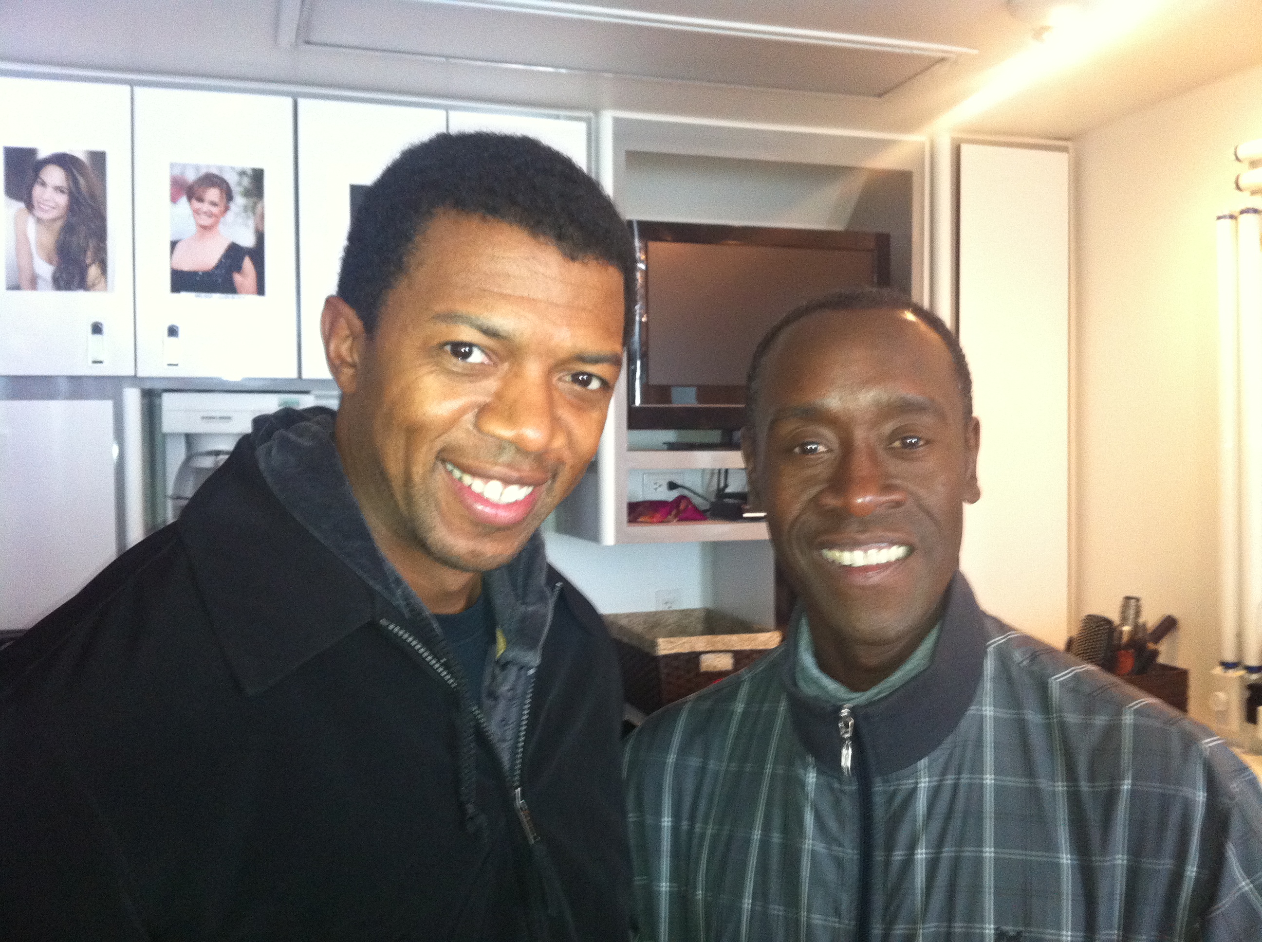 Miles Mussenden and Don Cheadle