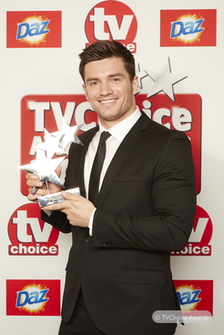 David at the TV Choice Awards, London, 2013