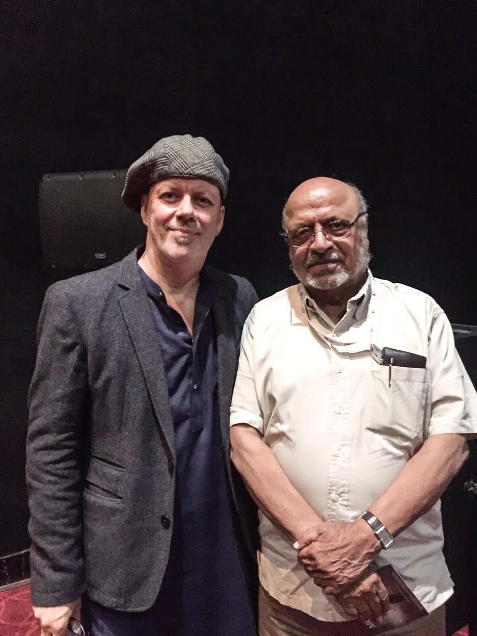 With legendary Indian filmmaker Shyam Benegal at the screening of Monsoon at 17th Mumbai Film Festival November 2015